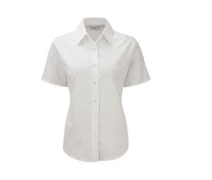 Russell Collection JZ33F - Ladies Short Sleeve Easy Care Oxford Shirt