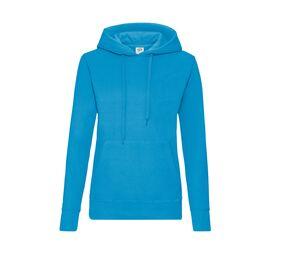 Fruit of the Loom SC269 - Lady Fit Hooded Sweat Azur Blue
