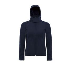 B&C BC660 - HOODED SOFT-SHELL WOMEN Black