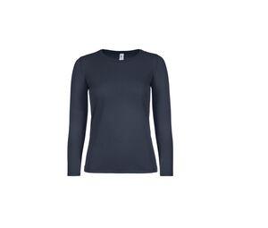 B&C BC06T - Tee-shirt femme manches longues Navy