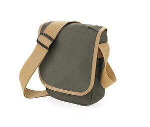 BagBase BG018 - MINI REPORTER Olive Green/ Caramel