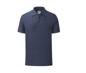 FRUIT OF THE LOOM SC3044 - ICONIC Polo Shirt Heather Navy