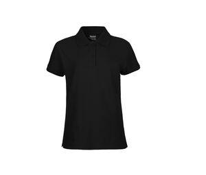 Neutral O22980 - Women's quilted polo shirt  Black