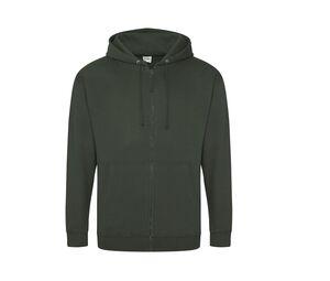 AWDIS JH050 - Sweat zippé Forest Green