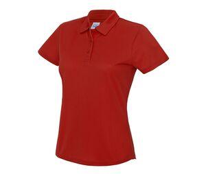 JUST COOL JC045 - Polo femme respirant Fire Red