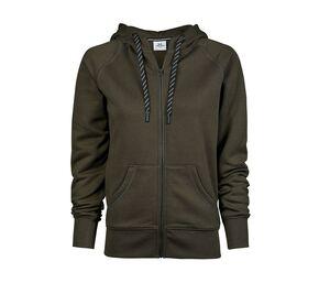 Tee Jays TJ5436 - Fashion full zip hood Women Dark Olive