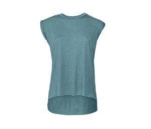 Bella + Canvas BE8804 - Womens rolled sleeve t-shirt