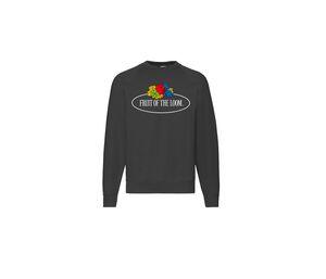 FRUIT OF THE LOOM VINTAGE SCV260 - Unisex round neck sweatshirt with Fruit of the Loom logo Black