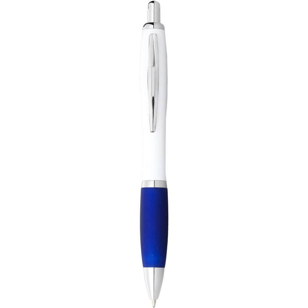 PF Concept 106371 - Nash ballpoint pen with white barrel and coloured grip