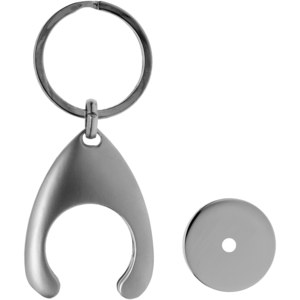 PF Concept 118092 - Trolley coin holder keychain Silver