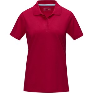 Elevate NXT 37509 - Graphite short sleeve women’s GOTS organic polo Red