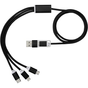 PF Concept 124180 - Versatile 5-in-1 charging cable Solid Black