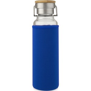 PF Concept 100696 - Thor 660 ml glass bottle with neoprene sleeve Pool Blue