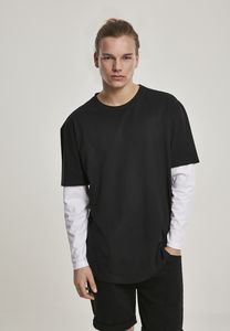 Urban Classics TB2887C - Oversized Shaped Double Layer LS Tee