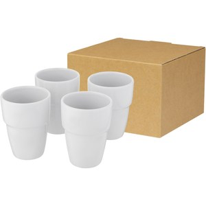 PF Concept 100686 - Staki 4-piece 280 ml stackable mug gift set